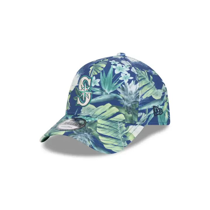 CASQUETTE MLB FLORALE SEATTLE MARINERS AFRAME 940 NAVY/NAVY/KGRN