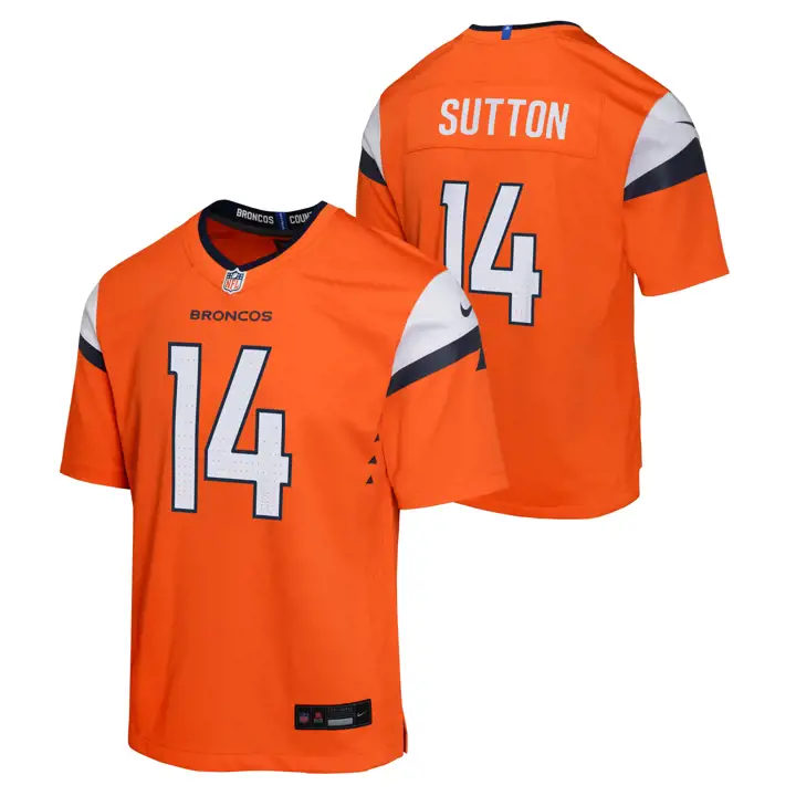 BRONCOS NFL Maillot de match Courtland Sutton pour jeunes ORG
