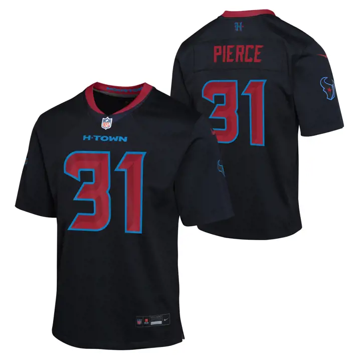 Maillot NFL enfant Houston Texans ALT 2 Game Dameon Pierce marine