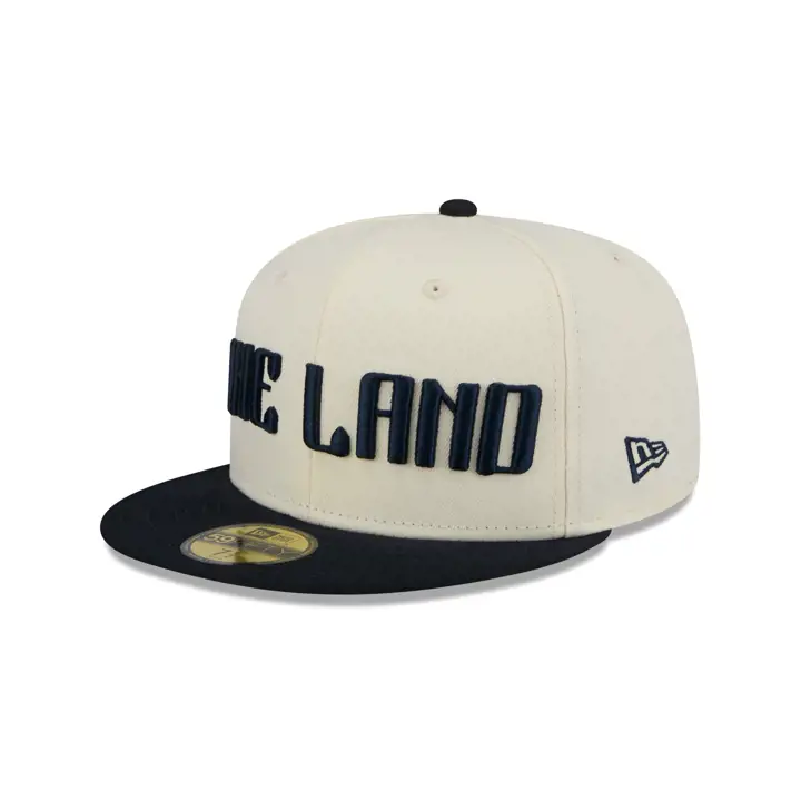 CLEVELAND GUARDIANS CC MLB CASQUETTE BLANC CASSÉ/TC 59FIFTY GRIS FONCÉ/À DÉTERMINER/GR