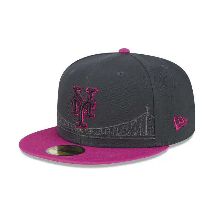 NEW YORK METS CC MLB LHD METALLICS 59FIFTY TBD/TBD/GRY