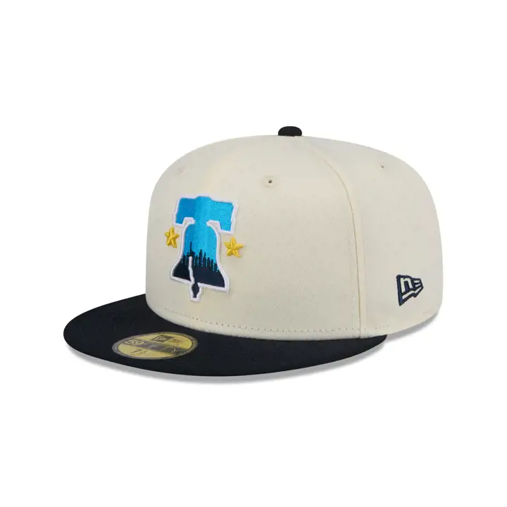 PHILADELPHIA PHILLIES CC MLB OFF WHITE/TC 59FIFTY DKGRY/TBD/