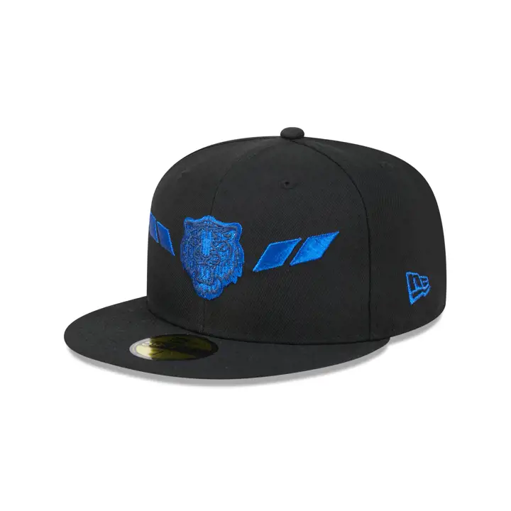 DETROIT TIGERS CC MLB NOIR/MÉTALLIQUE 59FIFTY NOI/NOI/VER