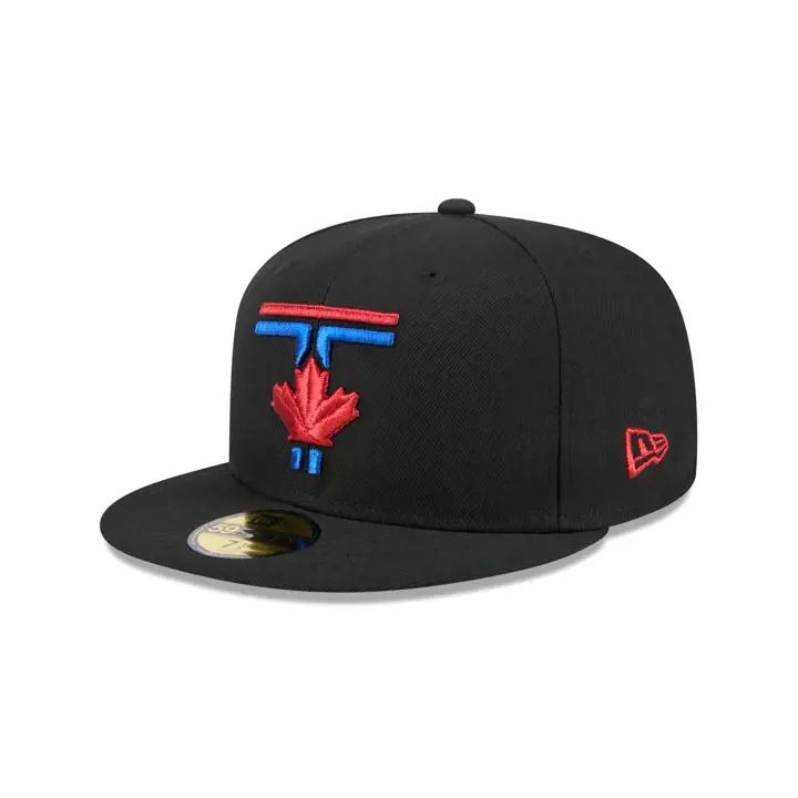 TORONTO BLUE JAYS CC MLB NOIR/MÉTALLISÉ 59FIFTY NOIR/NOIR/VERT