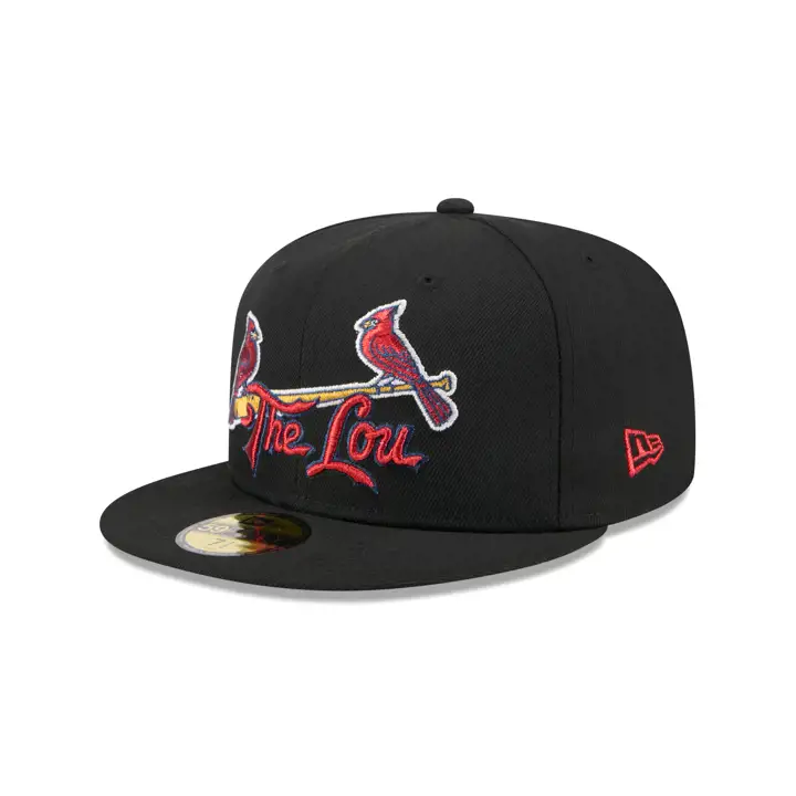 CASQUETTE 59FIFTY MLB BLACK/METALLIC DES ST. LOUIS CARDINALS CC BLK/BLK/GR