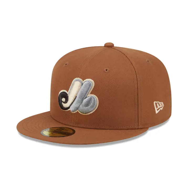 MONTREAL EXPOS MLB SILVER FOX 59FIFTY BRN/GRY