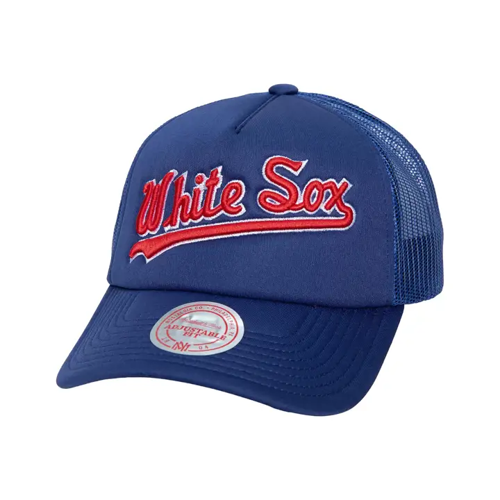 Casquette Trucker En Mousse Chicago White Sox M&N MLB TC Script Bleue