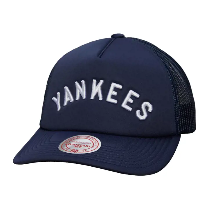 Casquette filet style camionneur New York Yankees M&N MLB TC SCRIPT FOAM TRUCKER NAVY