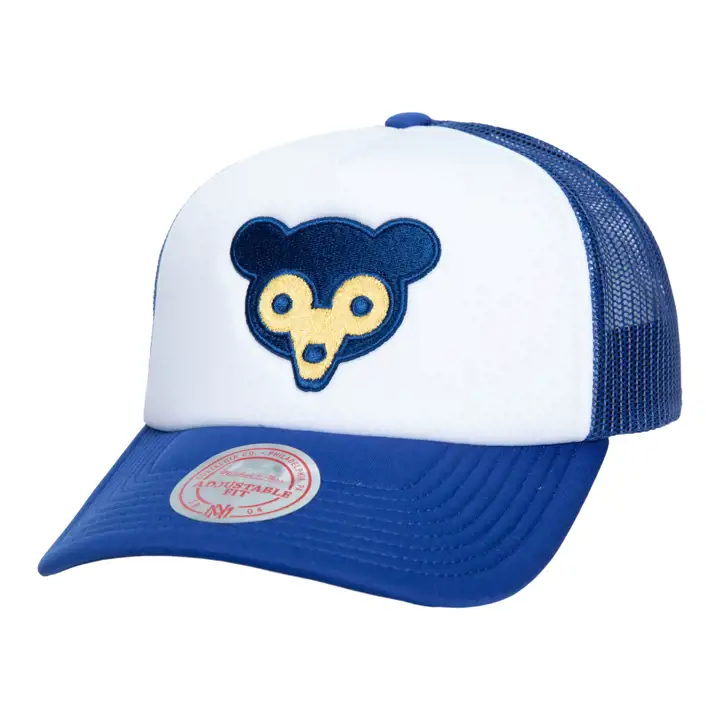 Chicago Cubs M&N MLB RETRO COOP FOAM TRUCKER BLANC/BLEU