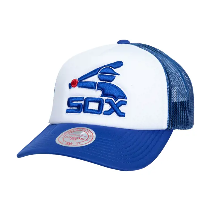 Chicago White Sox M&N MLB RETRO COOP FOAM TRUCKER BLANC/BLEU