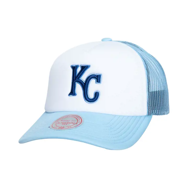 Kansas City Royals M&N MLB RETRO COOP FOAM TRUCKER BLC/VIO