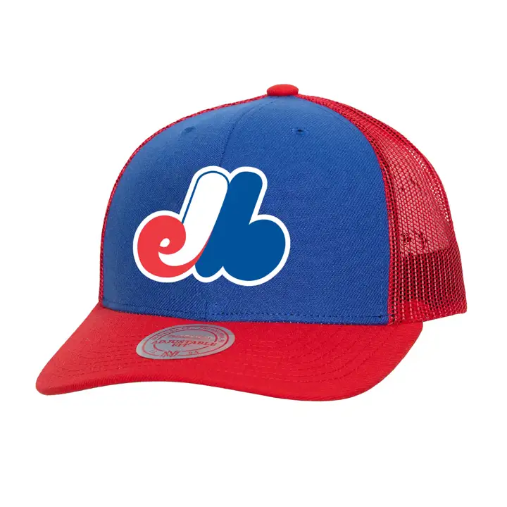 Montreal Expos M&N MLB COOP TRUCKER Cooperstown BLEU/ROUGE