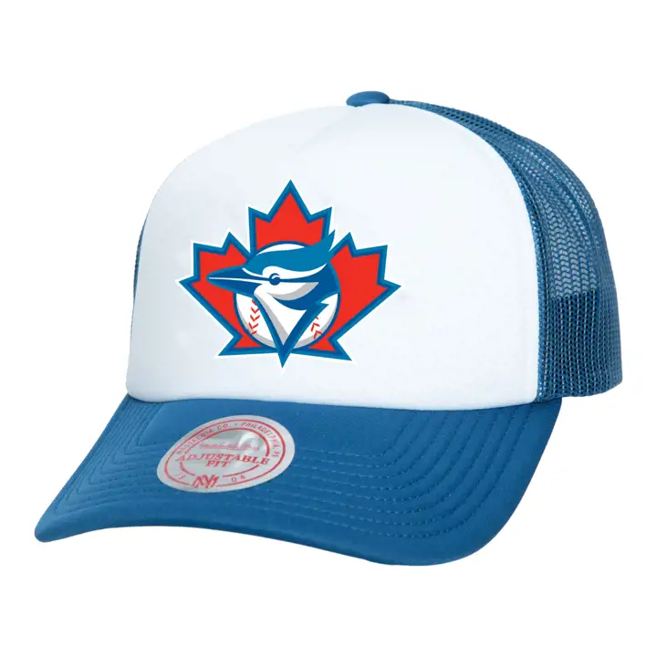Toronto Blue Jays M&N MLB RETRO COOP FOAM TRUCKER BLANC/BLEU