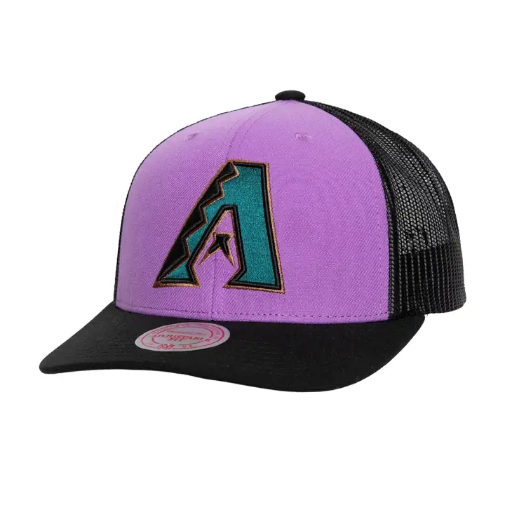 Casquette de camionneur M&N MLB COOP TRUCKER Arizona Diamondbacks Cooperstown VIO/BLEU