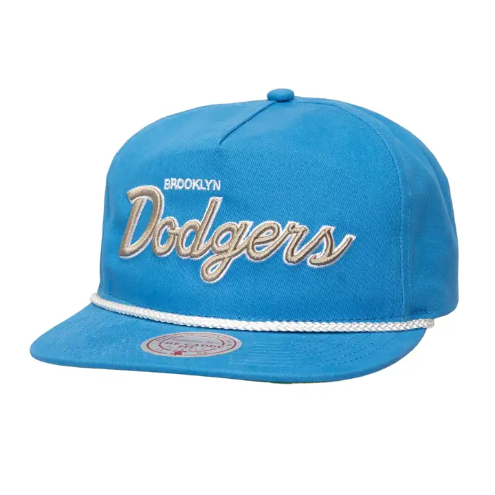 Los Angeles Dodgers M&N MLB SCRIPT COOP ROPE BLEU DEADSTOCK