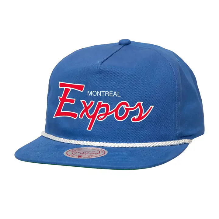 Casquette Montreal Expos M&N MLB SCRIPT COOP ROPE DEADSTOCK BLEUE