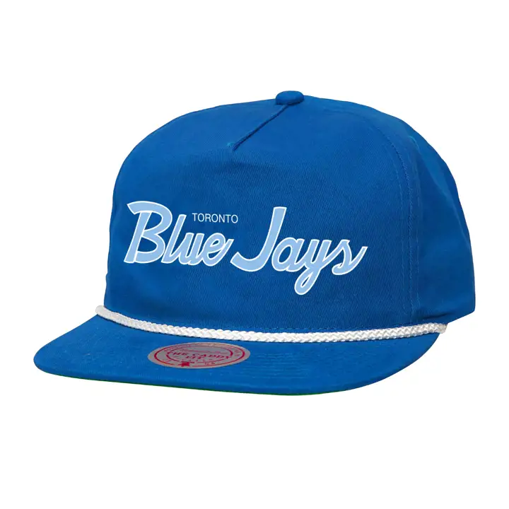 Toronto Blue Jays M&N MLB SCRIPT COOP ROPE DEADSTOCK BLEU