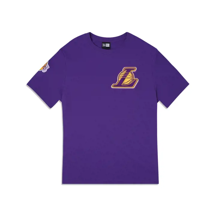 T-shirt Los Angeles Lakers NBA Logo Select mauve