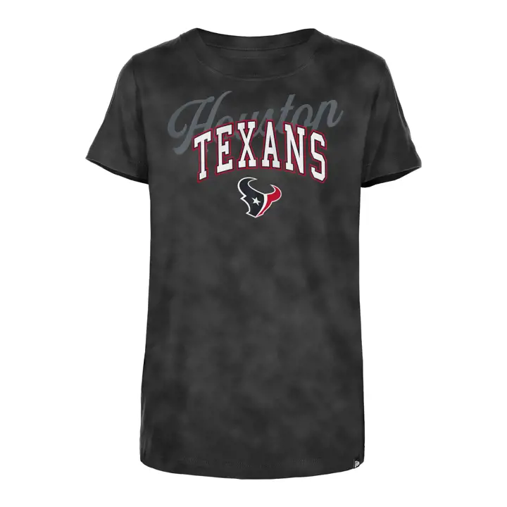 T-shirt délavé Houston Texans NFL pour jeunes filles 24 BLK