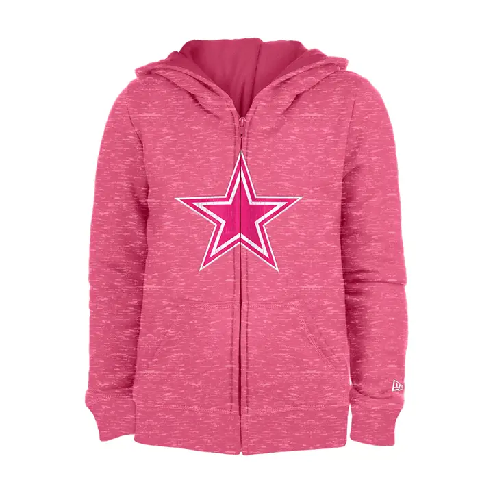 Veste Logo Dallas Cowboys NFL pour Jeunes Filles FZ Rose