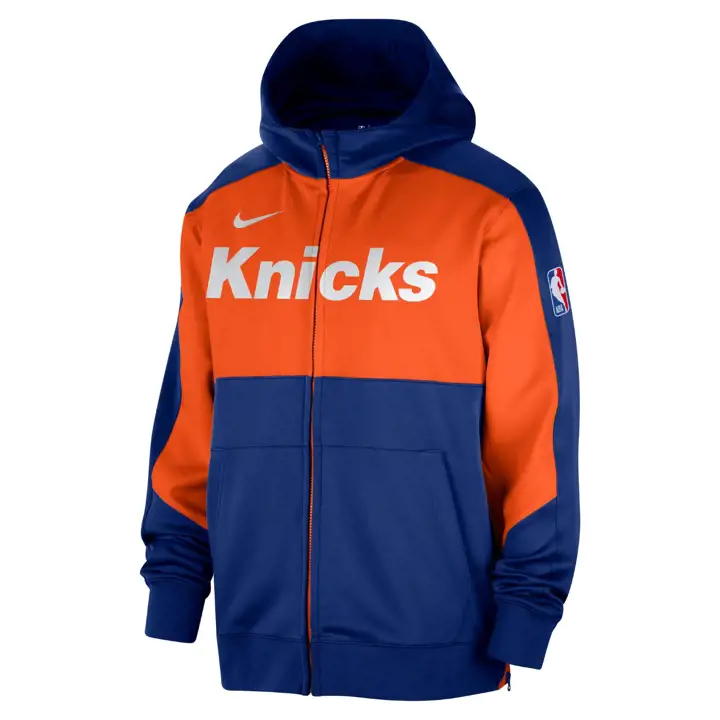 NEW YORK KNICKS NBA SHOWTIME FZ HOODIE 24 BLEU/ORANGE/NOIR