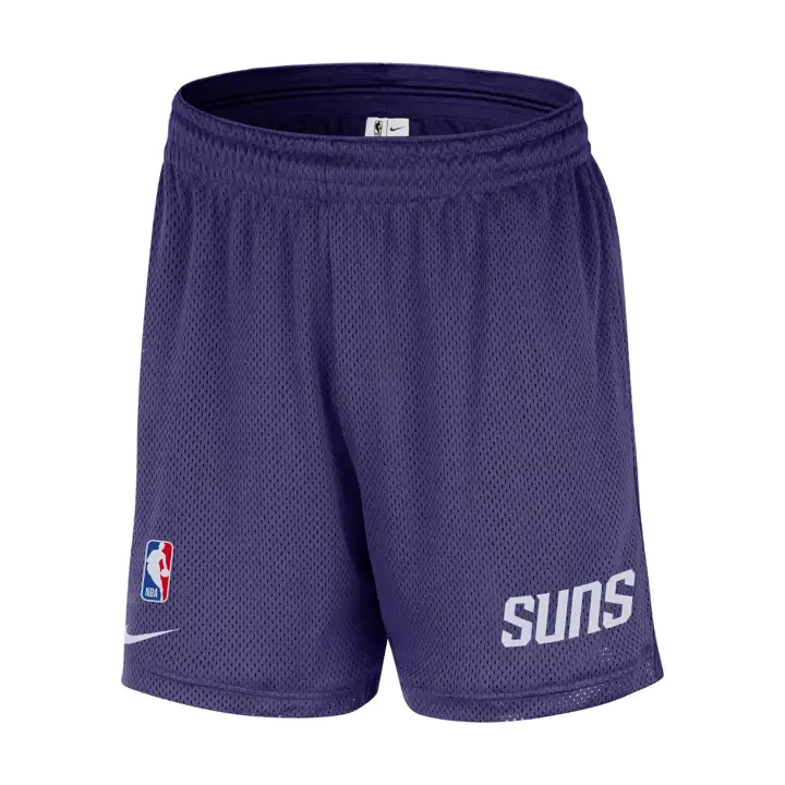 PHOENIX SUNS NBA OPENHOLE MESH SHORT 24  PUR