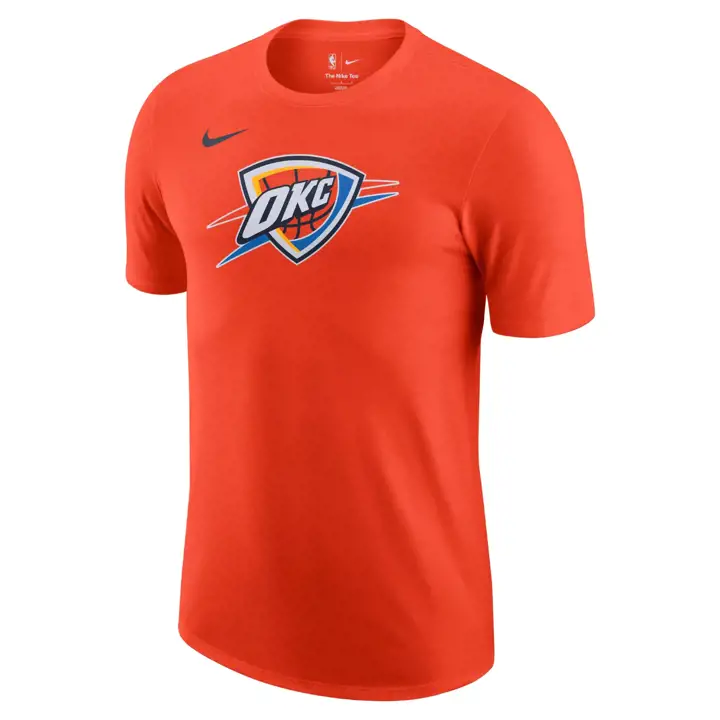 OKLAHOMA CITY THUNDER NBA ESSENTIAL SS LOGO TEE 24 ORG