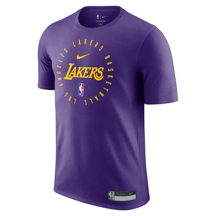 T-SHIRT EN COTON L.A. LAKERS NBA LEGEND PRACTICE HOMME VIOLET 24