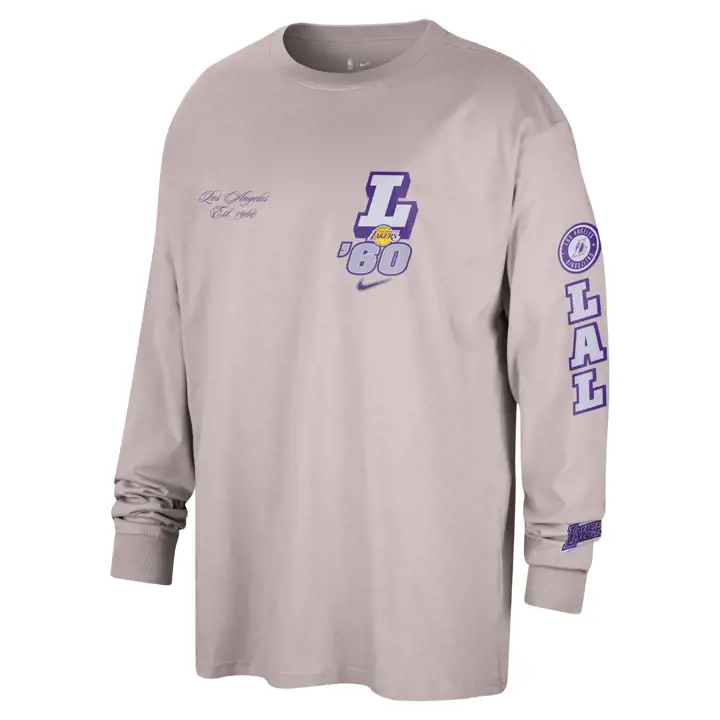 T-SHIRT COURT COURTSIDE LOS ANGELES LAKERS NBA VARSITY 24 VIO