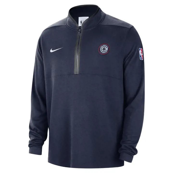 HAUT MI-ZIP À MANCHES LONGUES EN DRFIT NBA LOS ANGELES CLIPPERS 24 MARINE