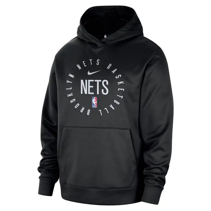 BROOKLYN NETS NBA DRIFIT SPOTLIGHT PO HOODIE 24 BLK/WHT