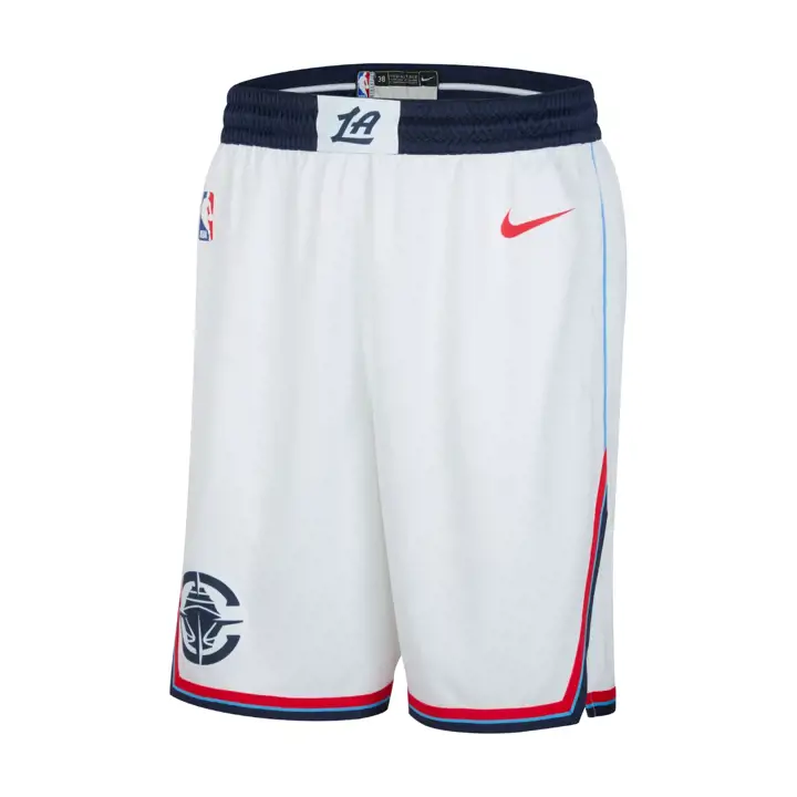 LOS ANGELES CLIPPERS NBA ASSOCIATION SWINGMAN SHORT 24 BLANC/
