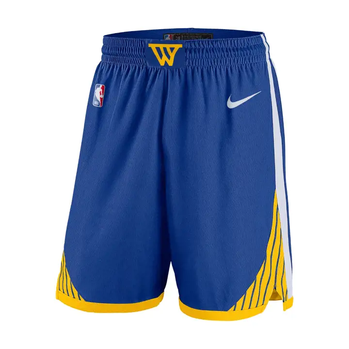SHORT SWINGMAN GOLDEN STATE WARRIORS NBA ICON 24 BLEU/BLANC