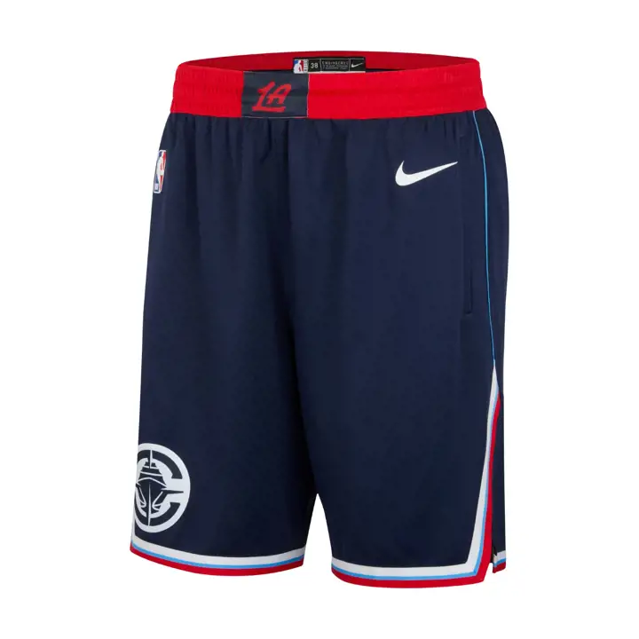 SHORT NBA LOS ANGELES CLIPPERS ICON SWINGMAN 24 MARINE/BLANC