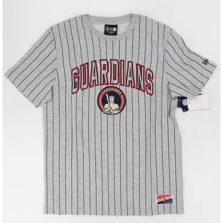 Cleveland Guardians MLB NE City Connect Pinstriper Top GRIS