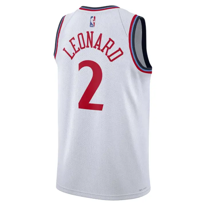 MAILLOT SWINGMAN CLIPPERS NBA ASSOCIATION LEONARD BLANC