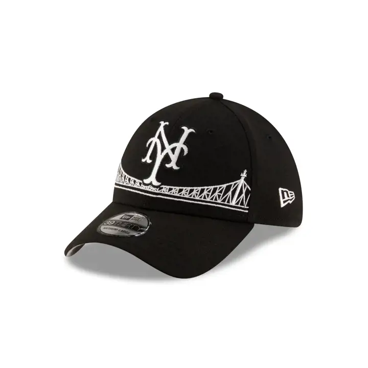 New York Mets 2024 MLB CITY CONNECT ALT NOIR/BLANC 39THIRTY NOIR