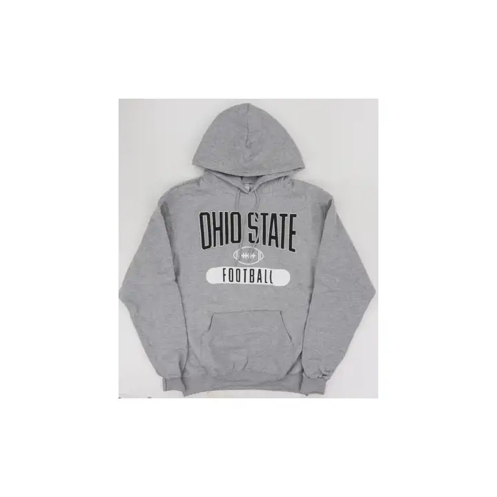 Sweat à capuche Ohio State Buckeyes NCAA Powerblend Football Gris