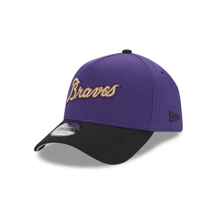 ATLANTA BRAVES MLB CASQUETTE AFRAME 9FORTY ASG 1972 VIOLET/NOIR/VERT