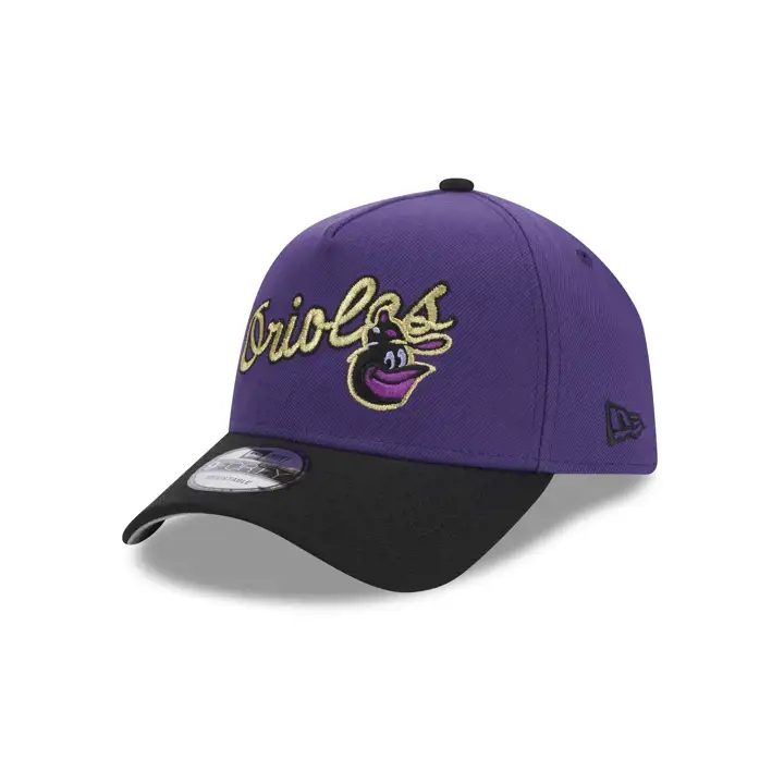 BALTIMORE ORIOLES MLB CROWNED AFRAME 9FORTY 30ÈME ANNIVERSAIRE VIOLET/NOIR