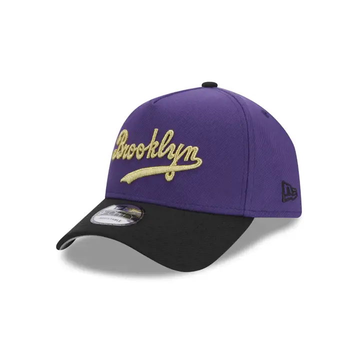 BROOKLYN DODGERS MLB AFRAME COURONNÉE 9FORTY SÉRIE MONDIALE 1955 VIO/NOI/G