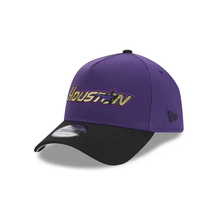 HOUSTON ASTROS MLB CASQUETTE COURONNÉE AFRAME 9FORTY ASTRODOME VIOLET/NOIR/G