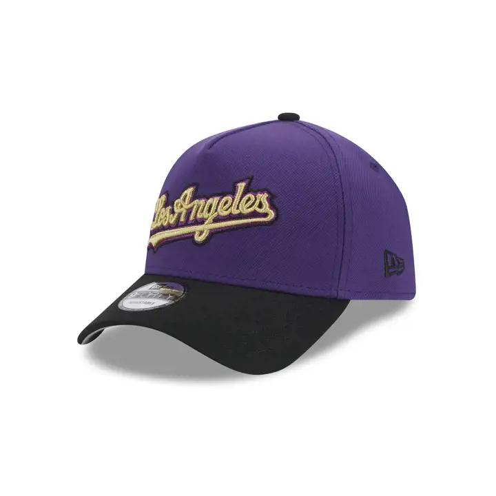 CASQUETTE MLB LOS ANGELES DODGERS CROWNED AFRAME 9FORTY 60 ANS VIOLET/NOIR
