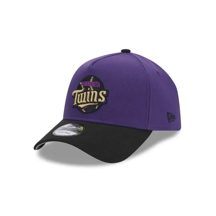MINNESOTA TWINS MLB COURONNÉE AFRAME 9FORTY WS 1987 VIO/NOIR/VERT
