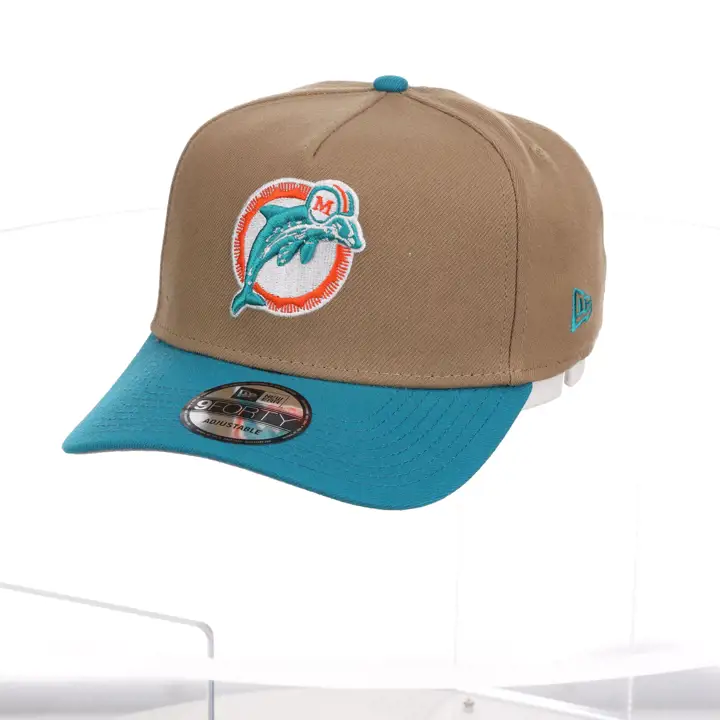 Miami Dolphins NFL Khaki TC AF940 KHA/AQ Historic