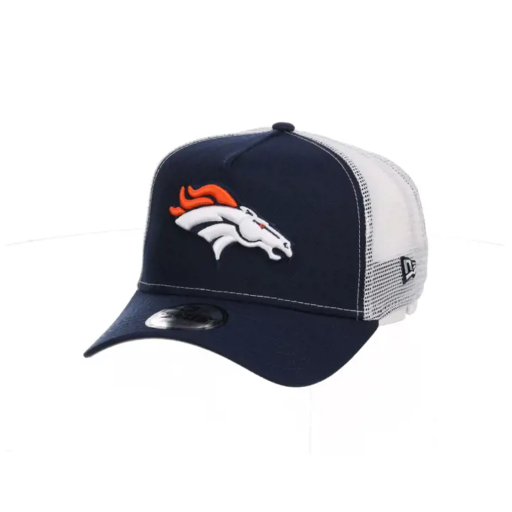 Denver Broncos NFL Casquette Trucker en Mousse 2T Bleu Marine/BLC