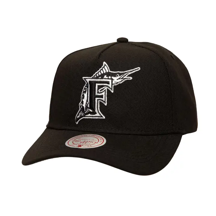 CASQUETTE FLORIDA MARLINS MLB NOIR/BLANC PRO PINCH COOP NOIR