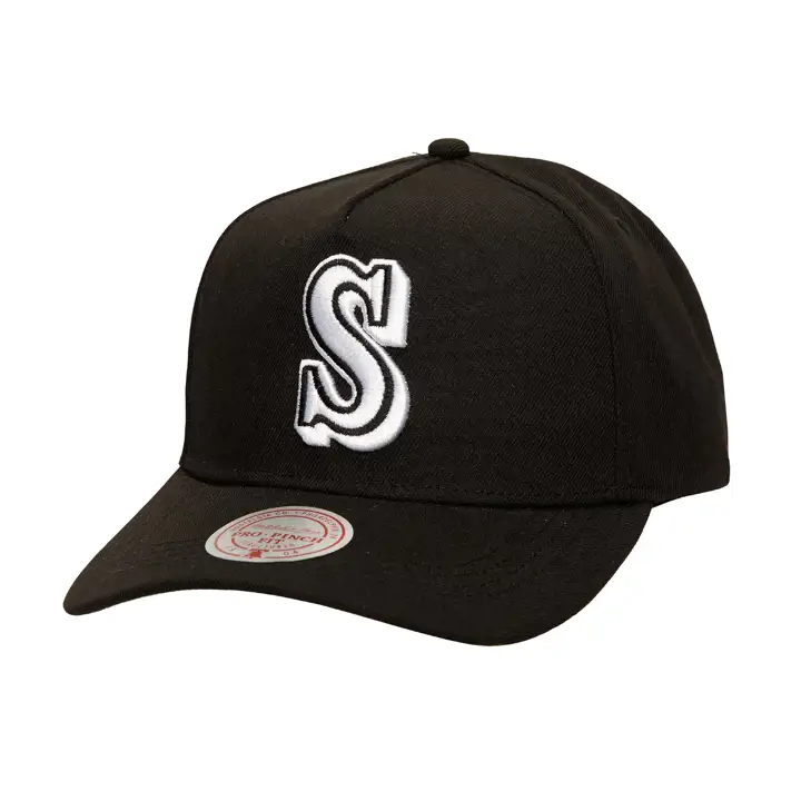 CASQUETTE MLB PRO PINCH COOP NOIR/BLANC SEATTLE MARINERS