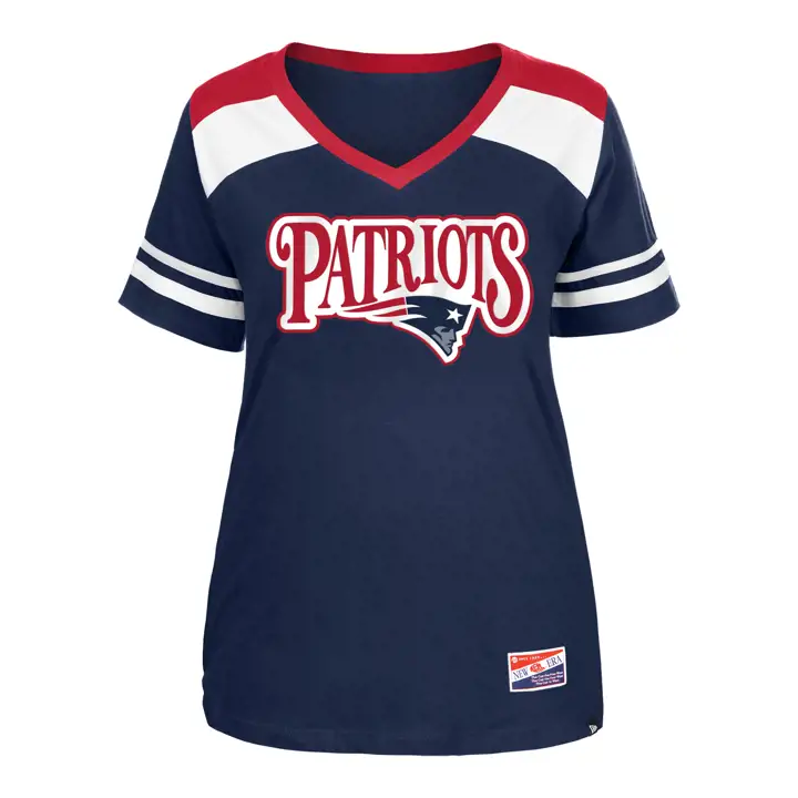 T-shirt bi-matière New Era NFL New England Patriots pour femme 24