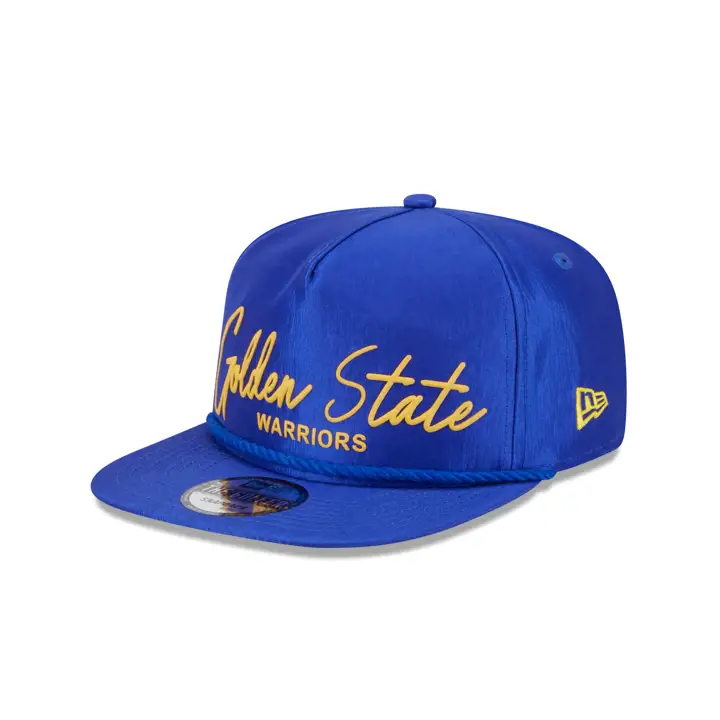 Casquette ajustable Golden State Warriors NBA en nylon, coloris bleu/bleu/vert-grisâtre